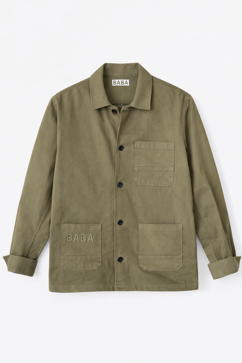 Veste BABA Olive - Face